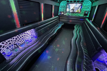 Antioch Limo Bus Interior