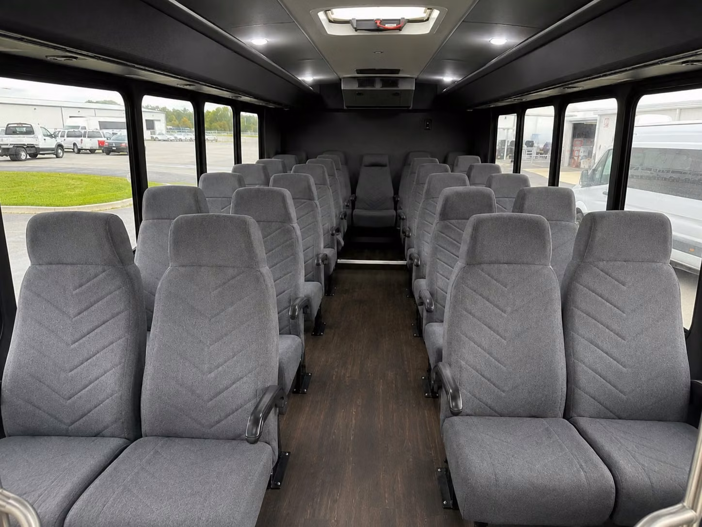 15 passenger minibus inside