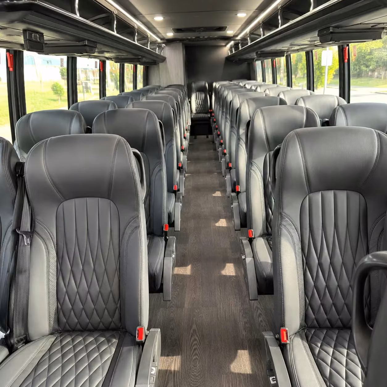 25 passenger minibus interior